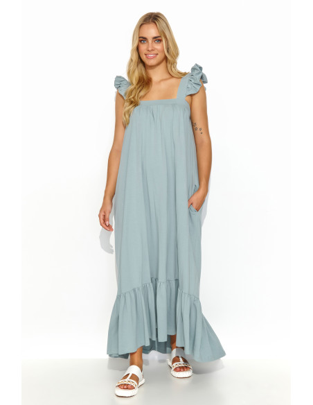 Robe de jour model 194340 Makadamia