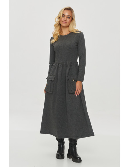 Robe de jour model 200060 Makadamia