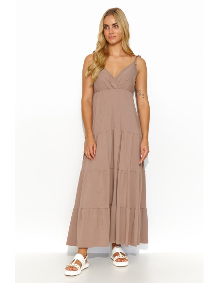 Robe de jour model 194316 Makadamia