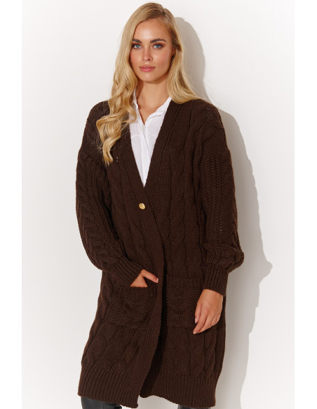 Cardigan model 184391 Makadamia