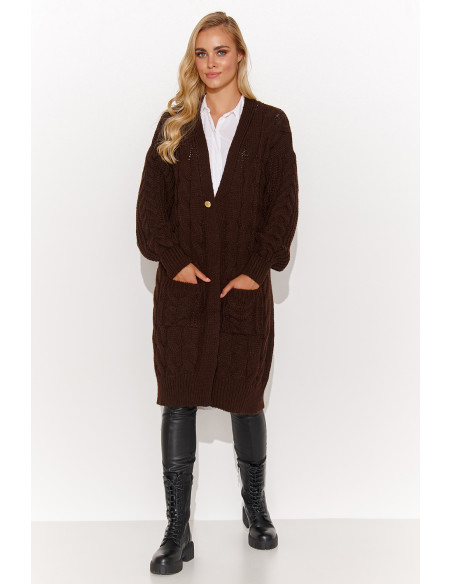 Cardigan model 184391 Makadamia