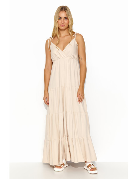 Robe de jour model 194317 Makadamia