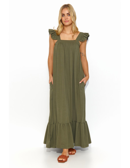 Robe de jour model 194342 Makadamia
