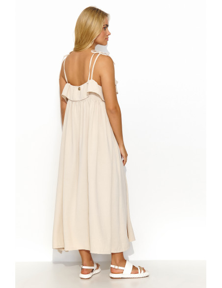 Robe de jour model 195010 Makadamia