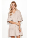 Robe de jour model 162927 Makadamia