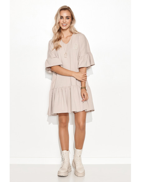 Robe de jour model 162927 Makadamia