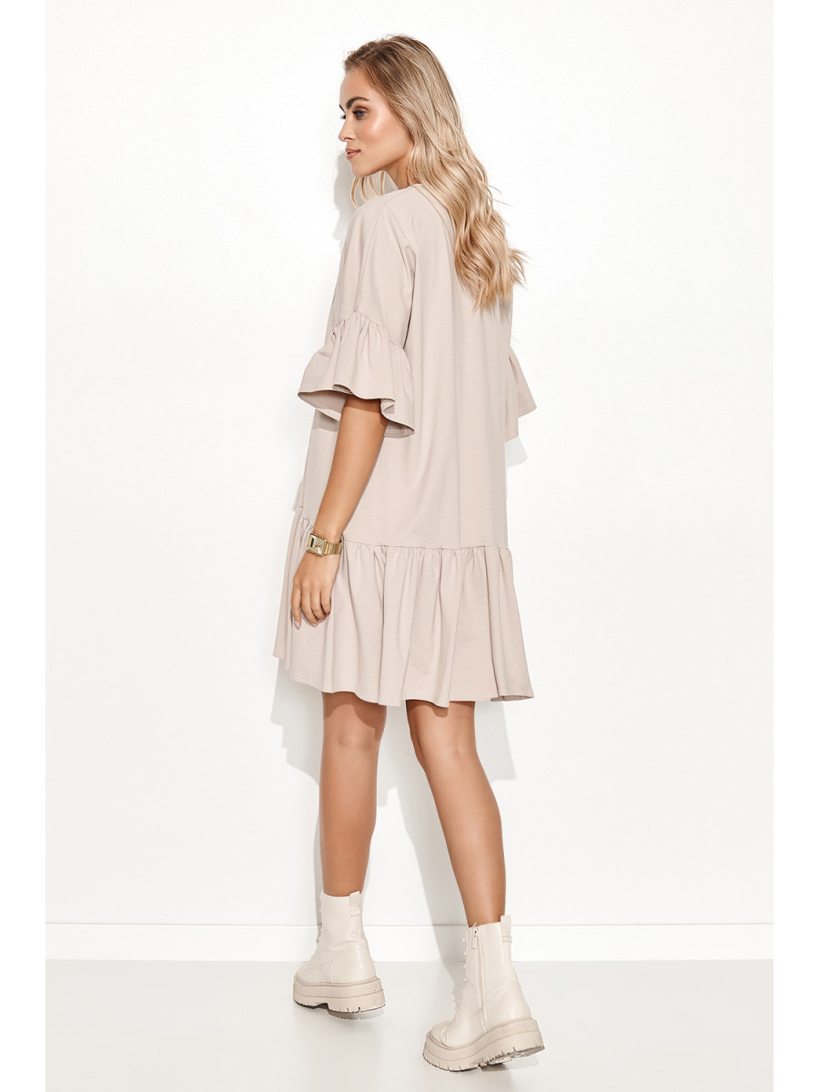 Robe de jour model 162927 Makadamia