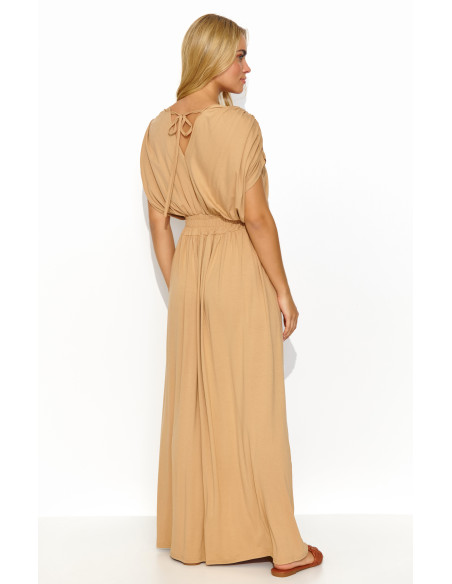 Robe de jour model 193207 Makadamia