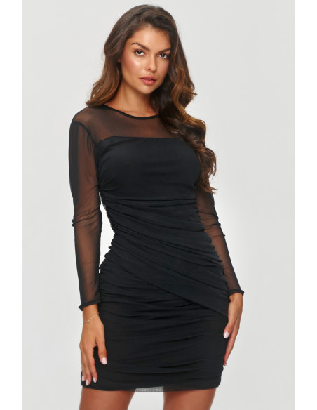 Robe courte model 202953 Makadamia