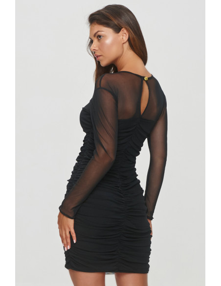 Robe courte model 202953 Makadamia