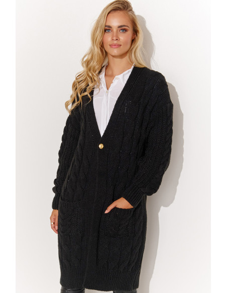 Cardigan model 184392 Makadamia