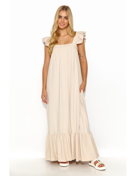 Robe de jour model 194343 Makadamia