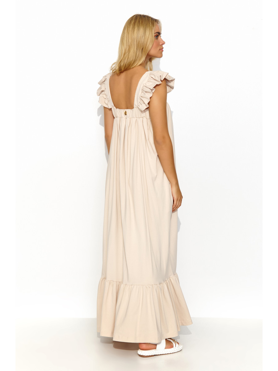 Robe de jour model 194343 Makadamia