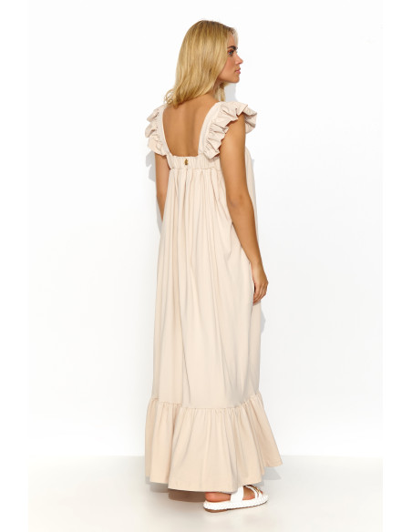 Robe de jour model 194343 Makadamia