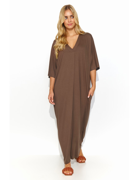 Robe de jour model 193058 Makadamia