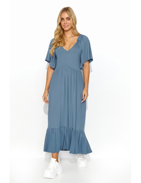 Robe de jour model 193209 Makadamia
