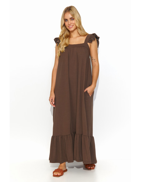 Robe de jour model 194344 Makadamia