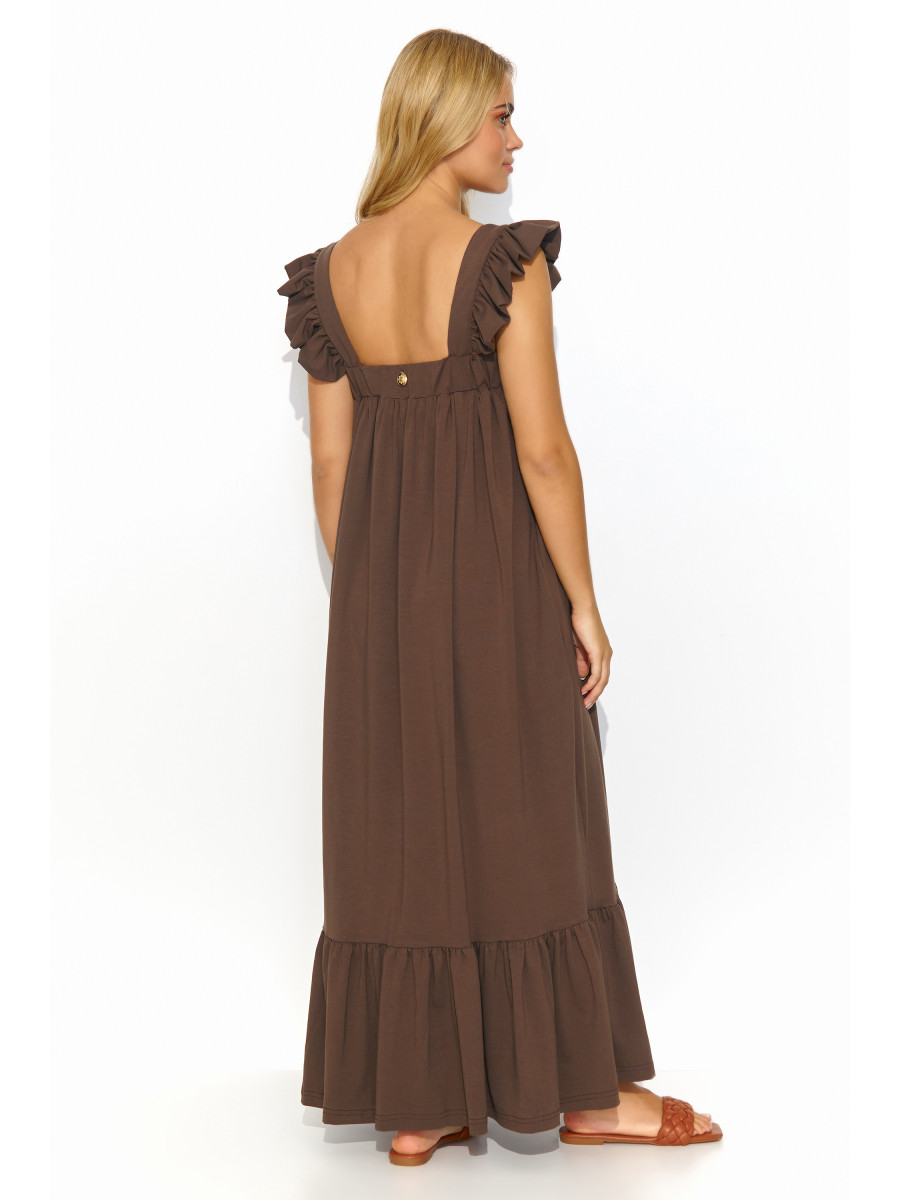 Robe de jour model 194344 Makadamia
