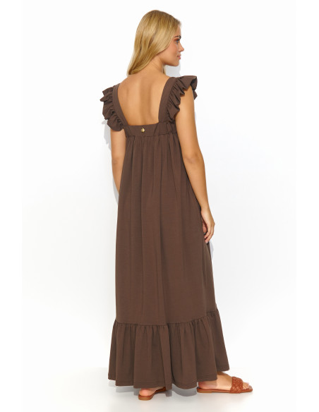 Robe de jour model 194344 Makadamia