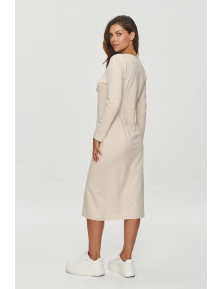 Robe de jour model 200064 Makadamia