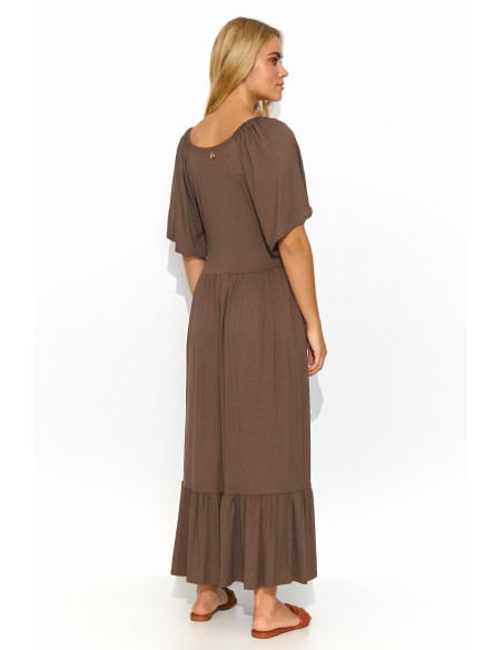 Robe de jour model 193210 Makadamia