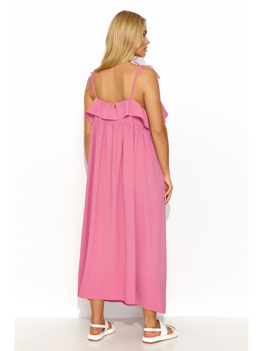 Robe de jour model 195014 Makadamia