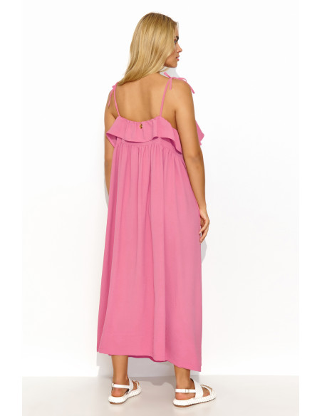 Robe de jour model 195014 Makadamia