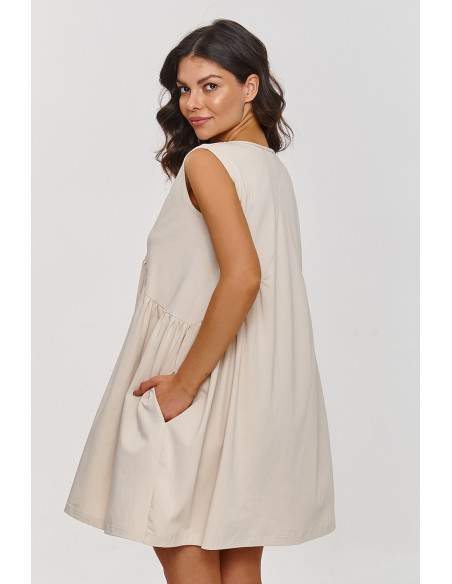 Robe de jour model 209573 Makadamia