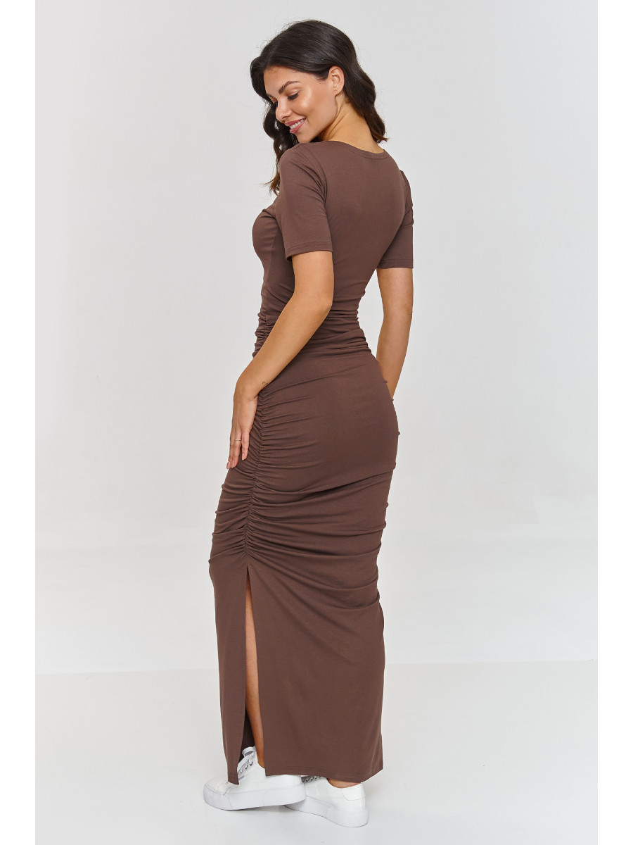 Robe de jour model 209749 Makadamia