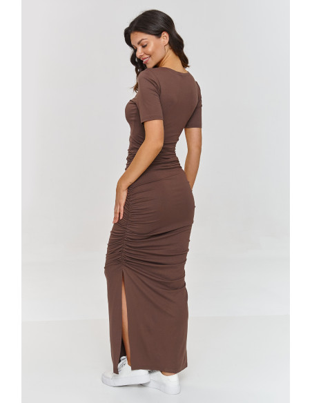 Robe de jour model 209749 Makadamia