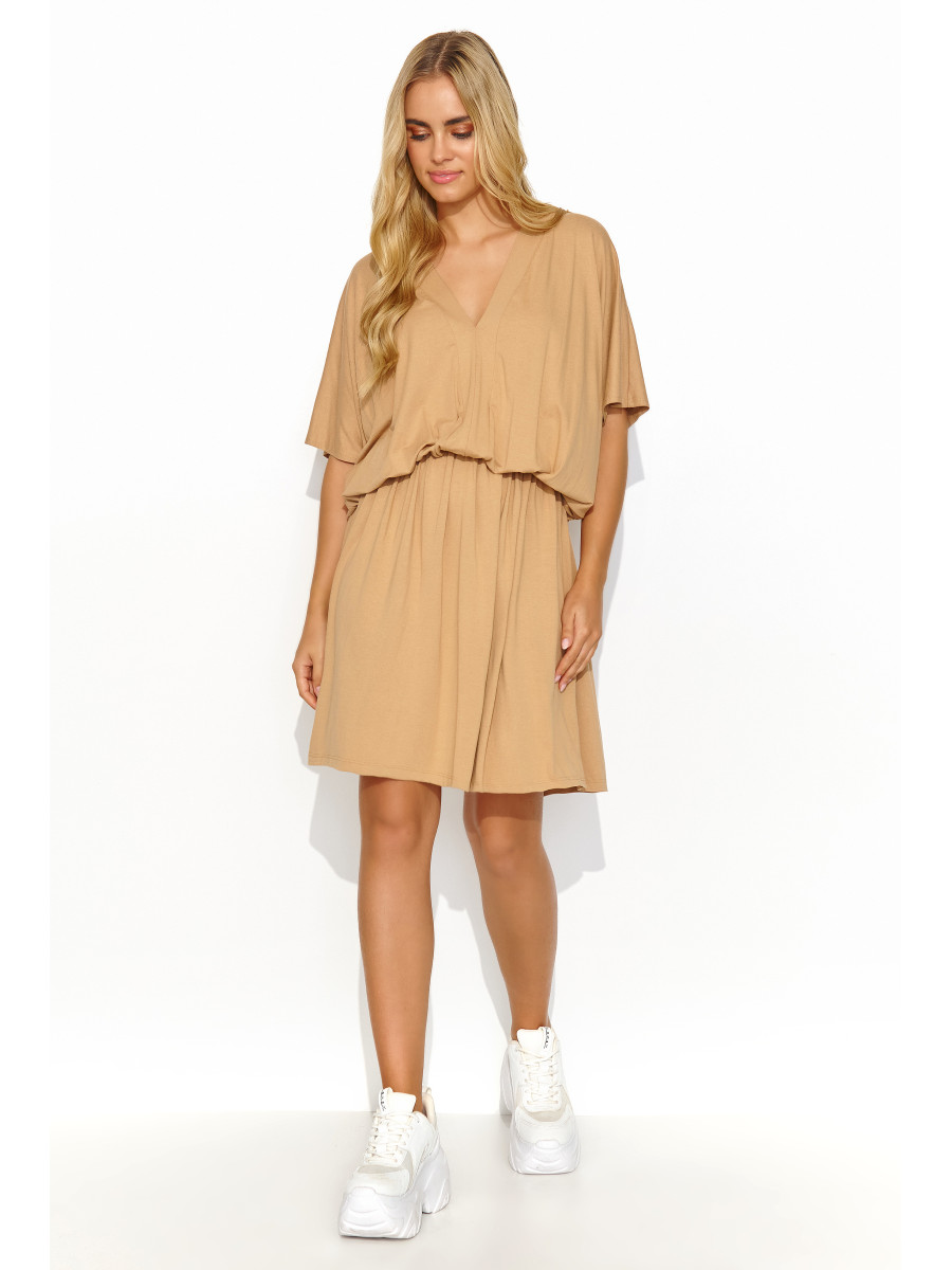 Robe de jour model 192945 Makadamia