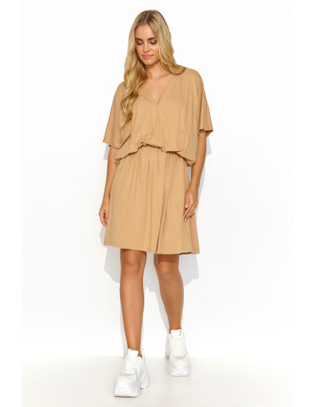 Robe de jour model 192945 Makadamia