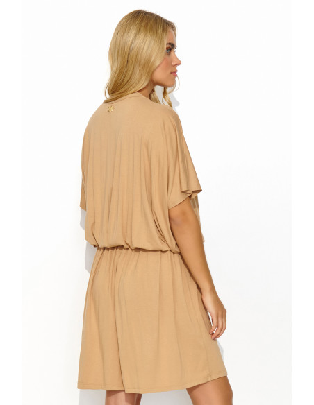 Robe de jour model 192945 Makadamia