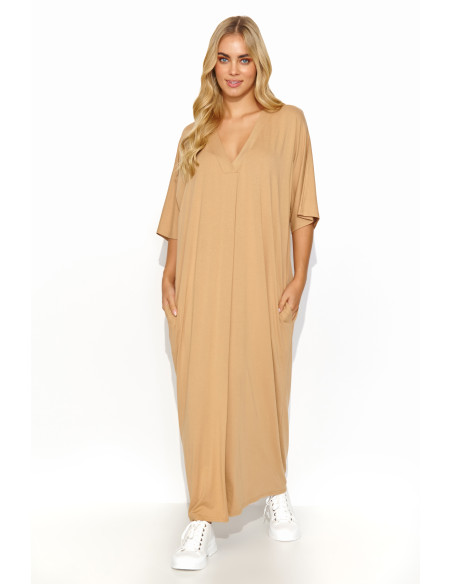 Robe de jour model 193060 Makadamia