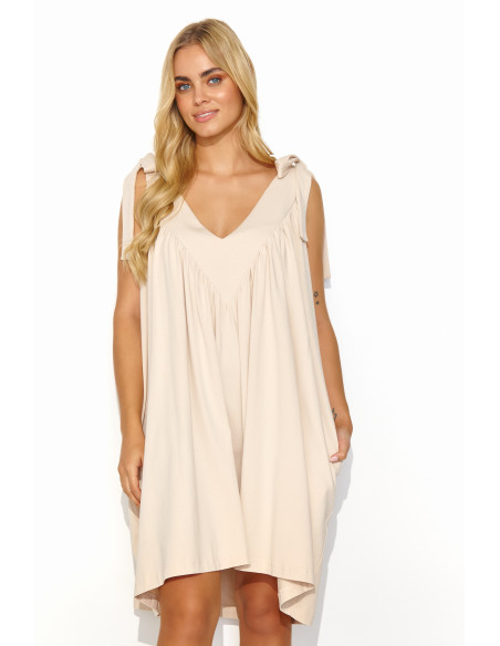 Robe de jour model 194348 Makadamia