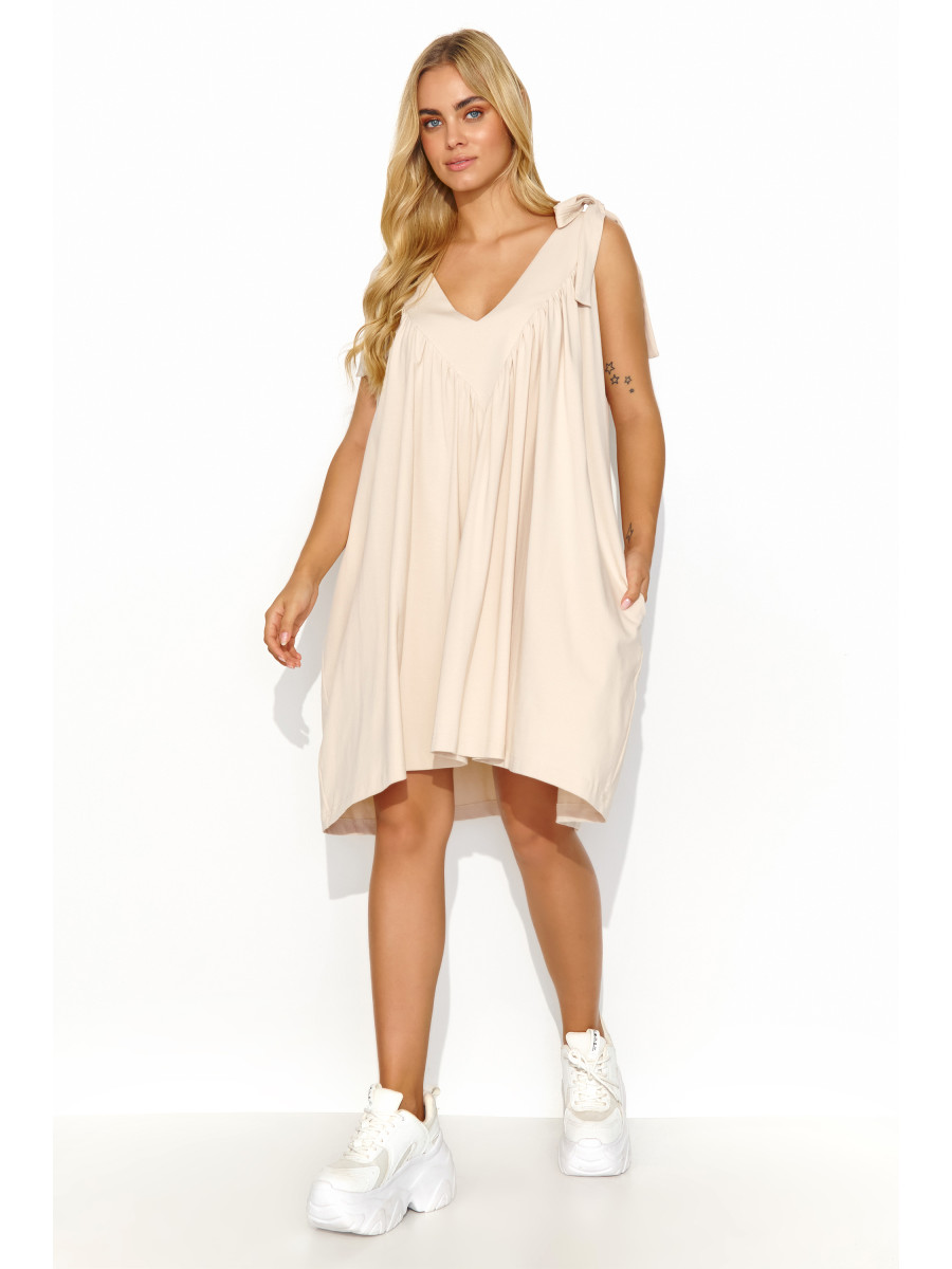 Robe de jour model 194348 Makadamia