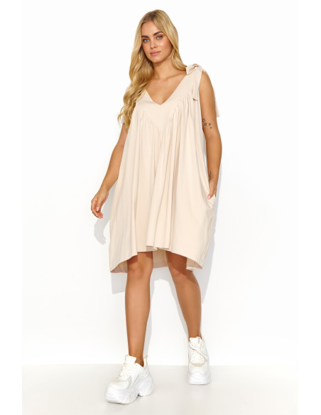 Robe de jour model 194348 Makadamia