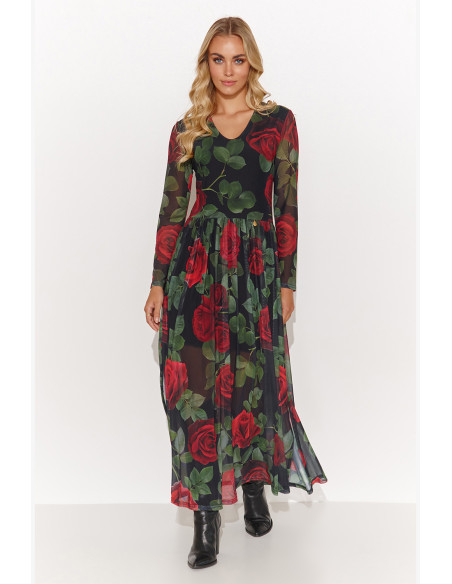 Robe de jour model 184803 Makadamia