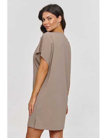 Robe de jour model 209641 Makadamia