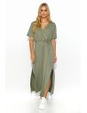 Robe de jour model 193214 Makadamia