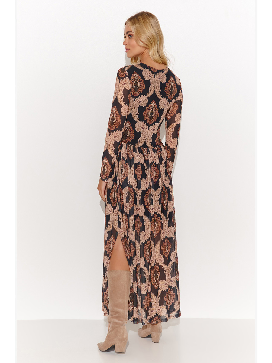 Robe de jour model 184804 Makadamia