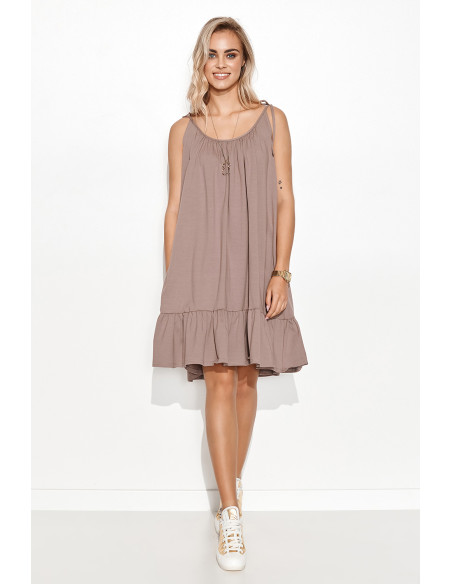 Robe de jour model 164193 Makadamia