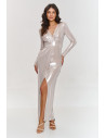 Robe longue model 209575 Makadamia