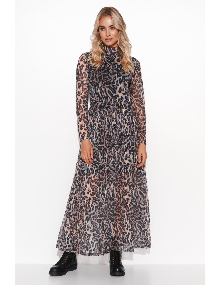 Robe de jour model 170084 Makadamia