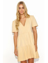 Robe de jour model 192947 Makadamia