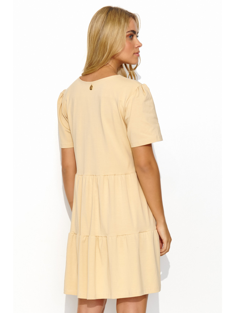 Robe de jour model 192947 Makadamia