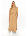 Robe de jour model 193218 Makadamia