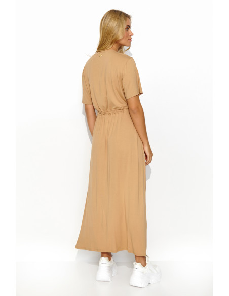 Robe de jour model 193218 Makadamia