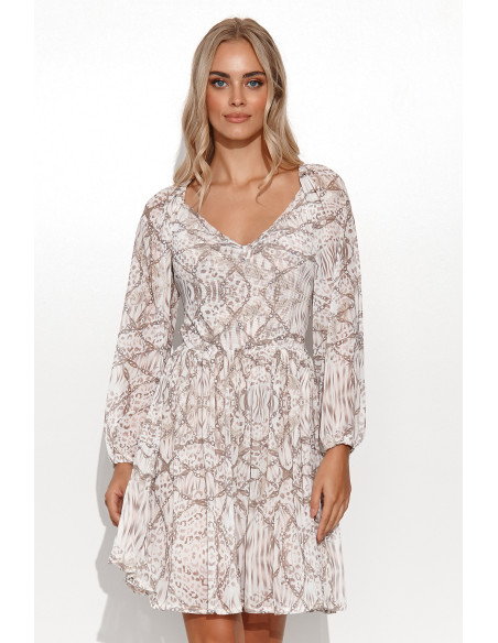Robe de jour model 177883 Makadamia
