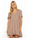 Robe de jour model 192948 Makadamia